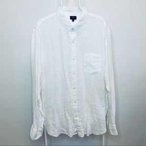 JCREW Linen Shirt - White